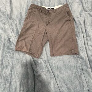 Vans Men's gray Flat Front Shorts